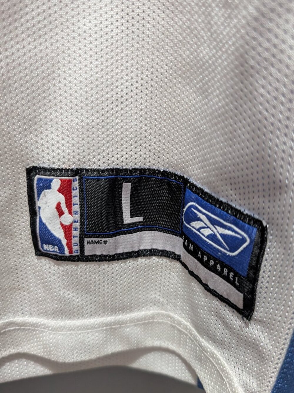 Vintage Reebok Carmelo Anthony Denver Nuggets NBA Jersey Mens Large #15 White - Picture 2 of 6
